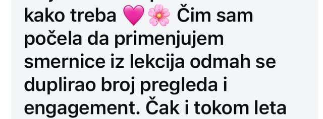 Testimonijal korisnika 40