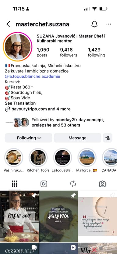 @masterchef.suzana Instagram profil