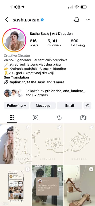 @sasha.sasic Instagram profil