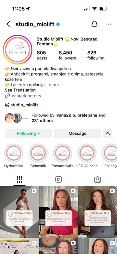 @studio_miolift Instagram profil