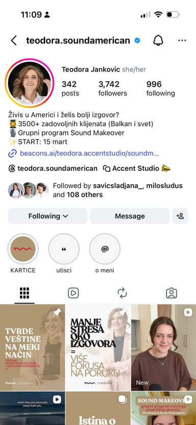 @teodora.soundamerican Instagram profil